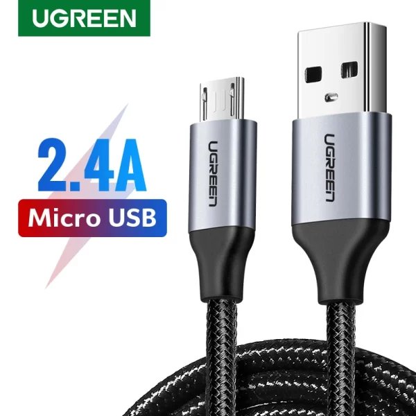 Cabo Micro Usb UGREEN Carregamento rápido